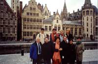 mit Mortier in Belgien