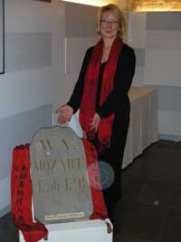 Ulla Kalchmair, Mozartgrabstein