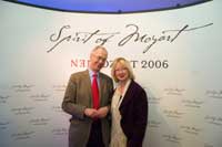Peter Marboe, Intendant und Ulla Kalchmair, Pressesprecherin Wiener Mozartjahr 2006 nach der Abschluss-Pressekonferenz